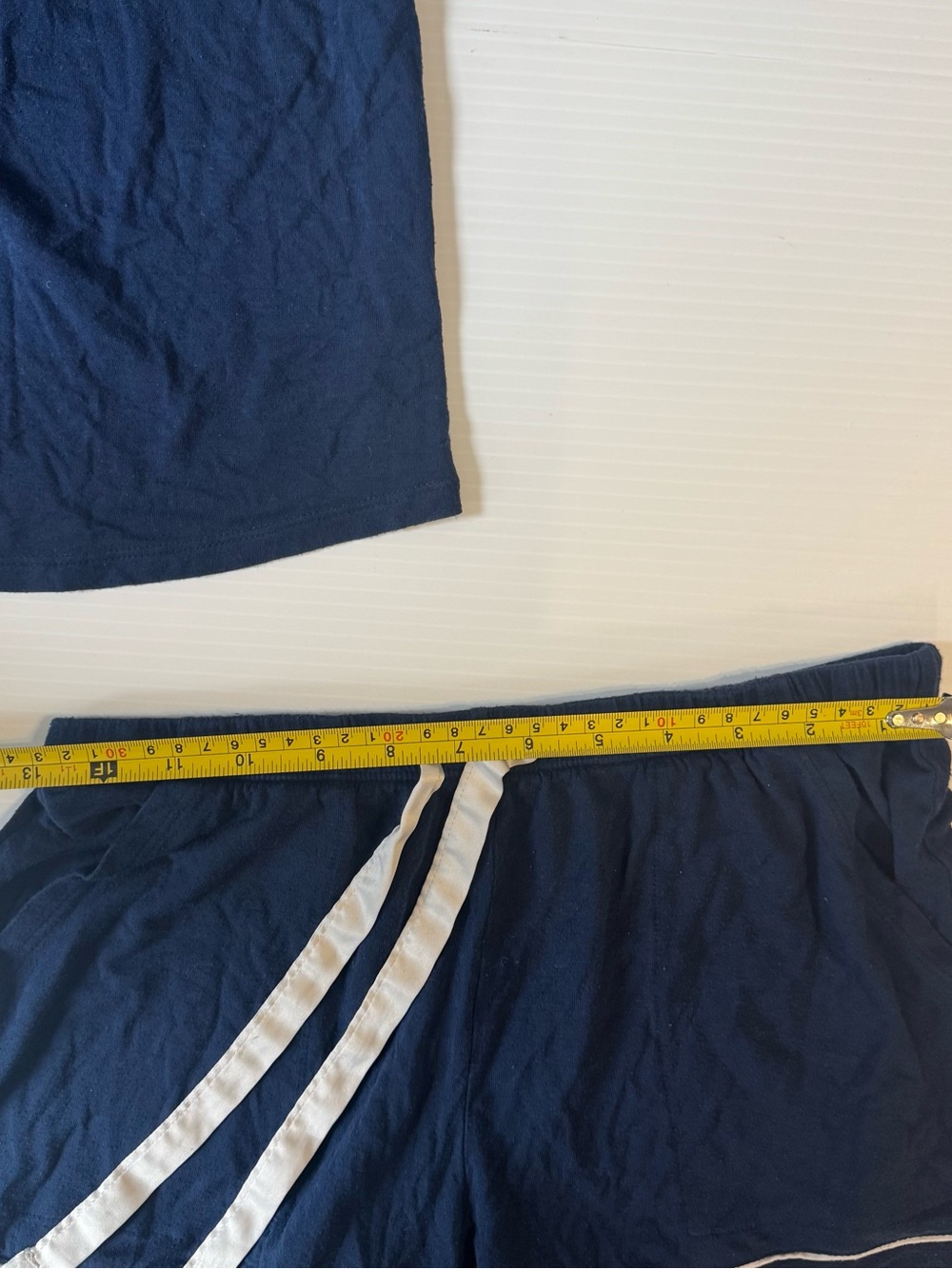 Stars Above Navy Blue Beautifully Soft 2-Piece Pajama Short Set Loungewear S - Picture 5 of 6